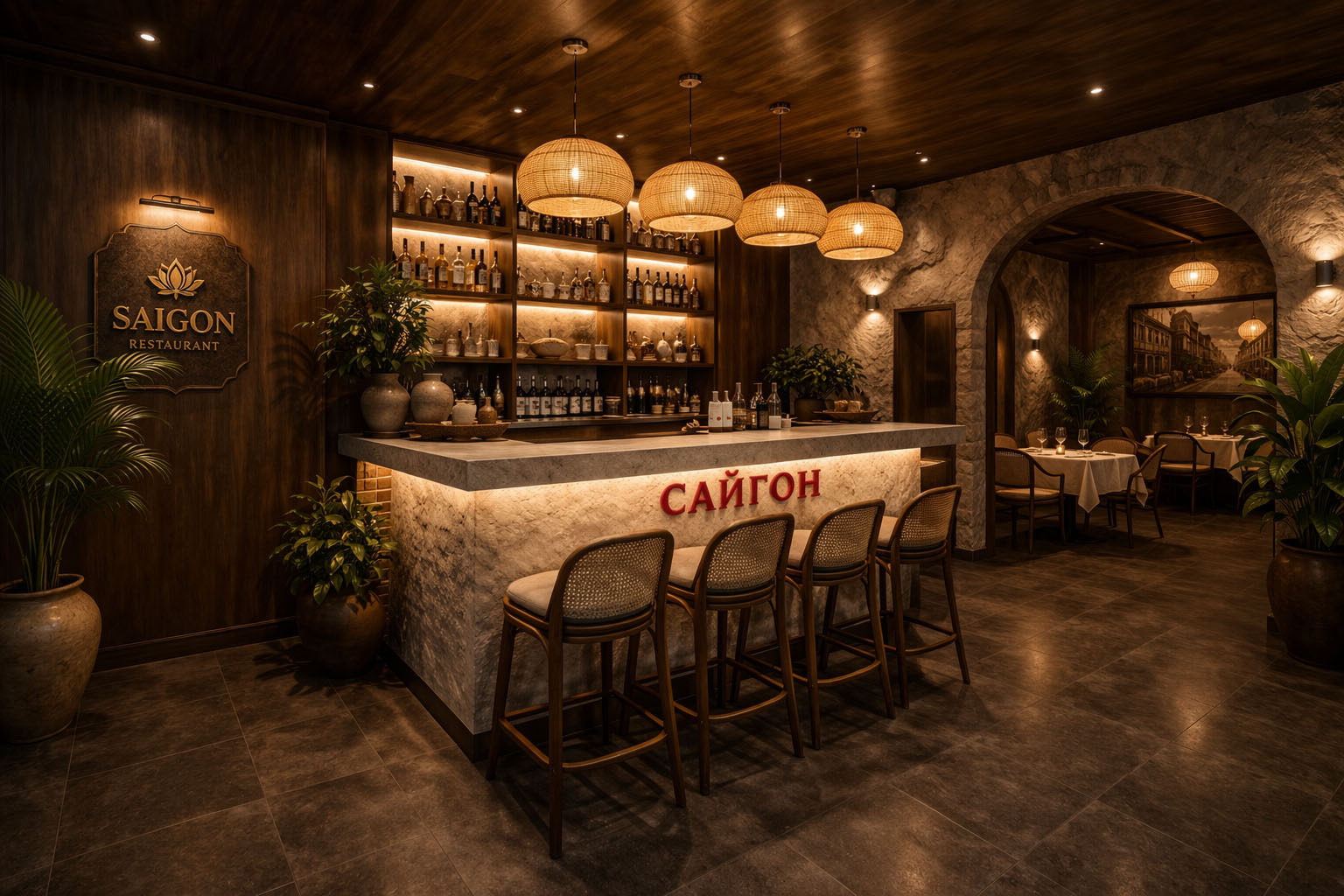 Интерьер ресторана